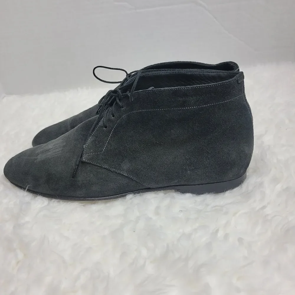Burberry Chukka Boots Men's Size 8  Black Suede Bexton Desert Shoes